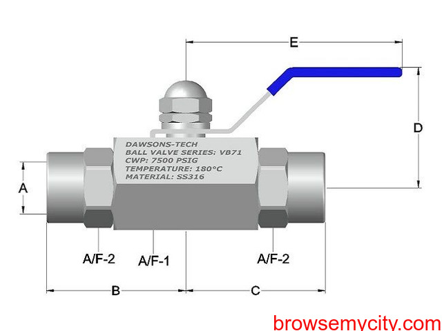 Leading High Pressure Ball Valves Manufacturers In India | Dawsontech - 2/3