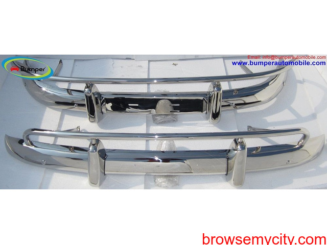 Volvo PV 544 US type bumper 1958-1965  by stainless steel (Volvo PV 544 US type stoßfänger)  One set - 2/5
