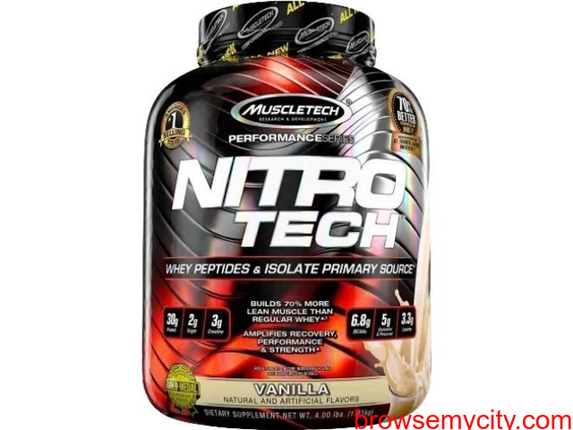 Buy Whey Protein Isolates - MuscleTech NitroTech Performance Series - Buyceps - 1/1