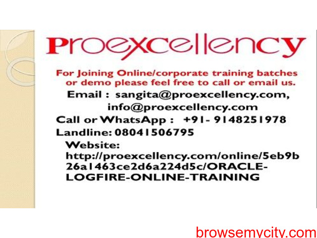 Oracle Logfire Online Training By Proexcellency - 1/1