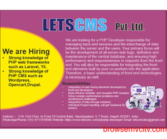Job in PHP CMS such as Wordpress, Opencart,Drupal Development | Android App Development | LETSCMS