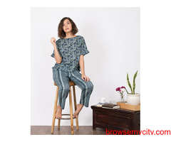 Buy pyjama sets for woman  online in india at MyClosetStory