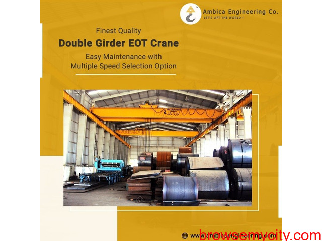 Heavy Duty Double Girder EOT Crane Manufacturer - 2/3
