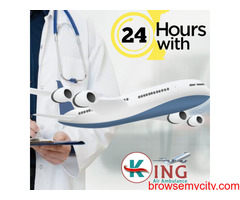 Avail the King Air Ambulance Service in Dibrugarh for Risk-Free Patient Commutation