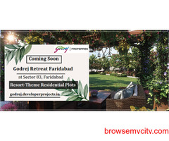 Godrej Retreat Phase 2 Faridabad | Upcoming Plotted development At Sector 83