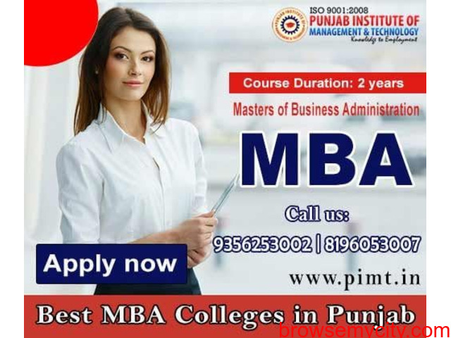 Best MBA College in Punjab,India | Master of Business Administration in Punjab,India - PIMT - 3/5