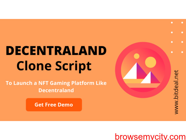 Decentraland Clone Script - To Create a NFT Gaming Platform  Like Decentraland - 1/1
