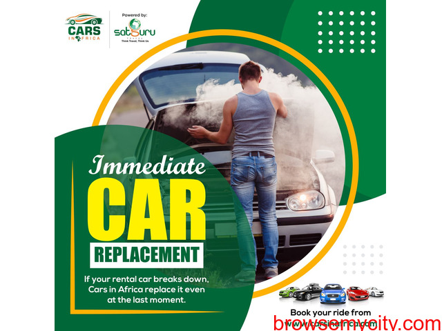 Cars in Africa gives you the opportunity to rent cars from anywhere! - 1/1