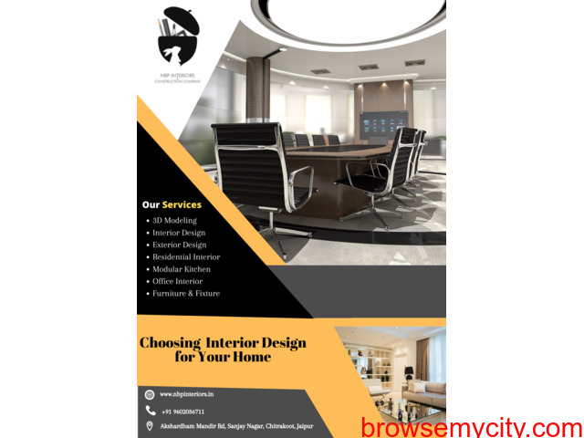 Interior Designer in Jaipur | Interior Designing Company| NBP INTERIORS - 1/1