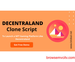 Decentraland Clone Script - To Launch Ethereum Blockchain powered NFT Game Like Decentraland