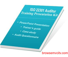 ISO 22301 Auditor Training Presentation Kit