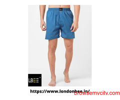 London Bee Boxer Shorts With Pockets