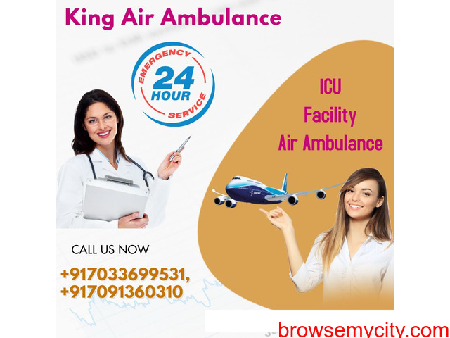 Book Reliable Patient Reallocated Air Ambulance Services in Varanasi - 1/1