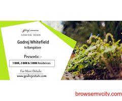 Godrej Properties at Whitefield Bengaluru | 1 BHK, 2 BHK & 3 BHK Luxury Residences