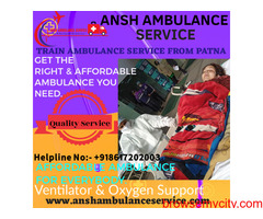 Get 24/7 Train Ambulance Service from Patna for patient suffering from any disease |ANSH
