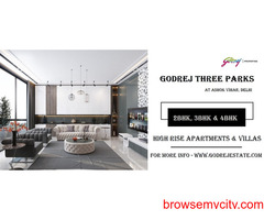 Godrej Three Parks - An Upcoming Luxury Apartments in Delhi