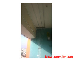 Call 09290703352 for Ceiling Cloth Hanger Near Teachers Colony, Waddepally; Balcony Cloth Hanger
