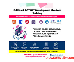 Full Stack dot net training institutes in pune - Aspire Techsoft