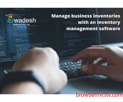 Manage business inventories with an Inventory management software