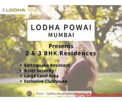 Lodha Powai Mumbai : A New Wave Of Living