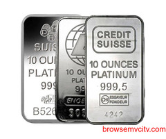 Buy platinum coin rounds, jewellery, bars and bullions