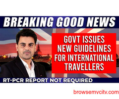 Breaking News : Indian Govt issues New Guidelines for International Travellers | India Travel Update