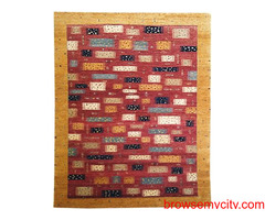 Kashmiri silk carpets