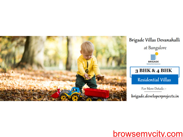 Brigade Villas Devanahalli Bangalore - Here Peace and Luxury Life Together - 1/5