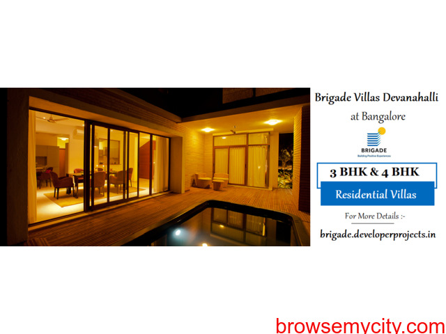 Brigade Villas Devanahalli Bangalore - Here Peace and Luxury Life Together - 3/5