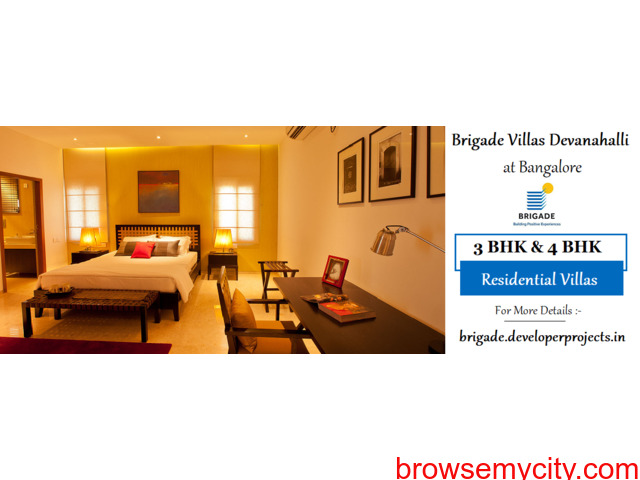 Brigade Villas Devanahalli Bangalore - Here Peace and Luxury Life Together - 4/5