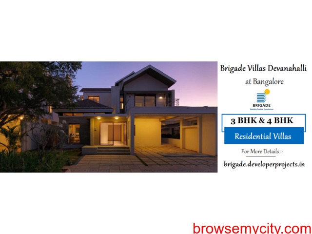 Brigade Villas Devanahalli Bangalore - Here Peace and Luxury Life Together - 5/5