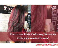 Premium Hair Coloring services in Kochi, Kerala