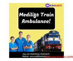 Medilift Train Ambulance Service in Guwahati is Serving Patients in Medical Emergency