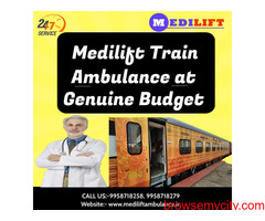 Medilift Train Ambulance in Delhi Provides Non-Risky Transportation to the Patients