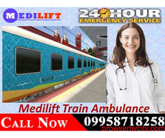 Choose Medilift Train Ambulance in Patna for a Comfortable Journey
