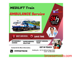 Medilift Train Ambulance in Kolkata is a Trusted Name in Medical Transportation Sector