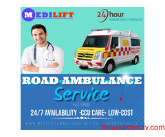 Medilift Road Ambulance Services in Patel Nagar, Patna