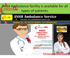 Road Ambulance Services from Patna with Quality |ANSH