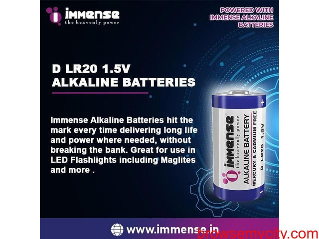 D Size Alkaline battery reliable,long lasting battery - 1/1