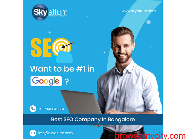 Looking for 1st Page Results in Google? Best seo company in Bangalore Skyaltum - 1/1