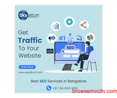 Get More Traffic to your website Best SEO Services in Bangalore Skyaltum