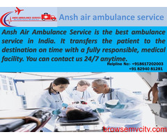 Air Ambulance Service from Patna best & secure |Ansh
