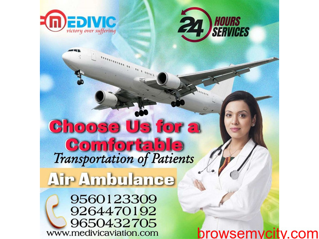 Choose the Most Profitable Air Ambulance Service in Patna by Medivic - 1/1