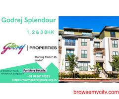 Godrej Splendour Presents 1, 2, and 3BHK Luxurious Residential Apartments in Belathur