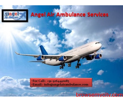 Obtain Well-Organized Air Craft by Angel Air Ambulance Services in Silchar