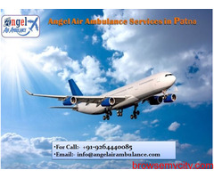Book Angel Air Ambulance Services from Patna at Cost-Effective Rate