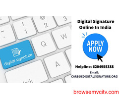 Apply For Digital Signature Online In India