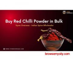 Buy Wholesale Red Chili Powder | Vyom overseas