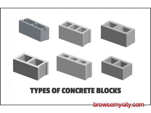 Types of Concrete Blocks used in Construction - 1/1