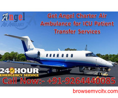 Hire a Medically Preferable Air Ambulance Service in Chennai by Angel